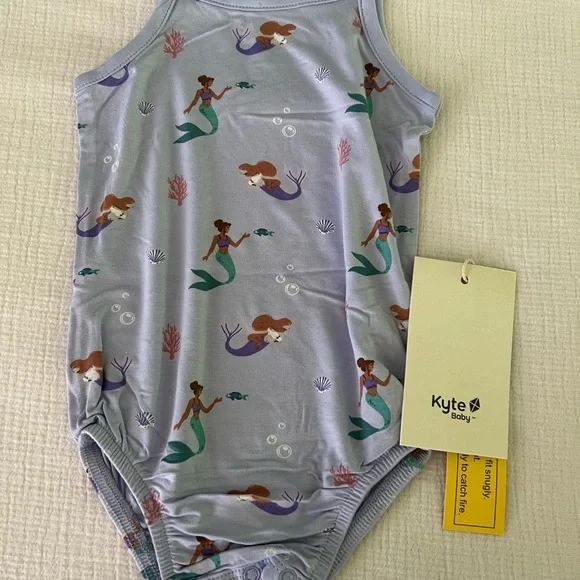 Kyte Baby mermaid onesie & bummies - Picture 2 of 3